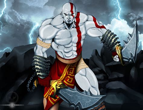 Bio Kratos was a demigod raised by the Spartans, and grew up to be a fierce and powerful warrior. . Kratos deviantart